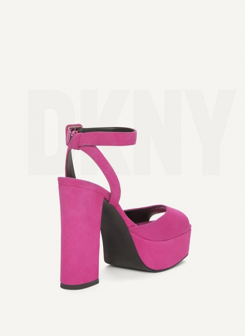 DKNY Party Plattform Hohe Schuhe Damen Lila | Austria_D0612