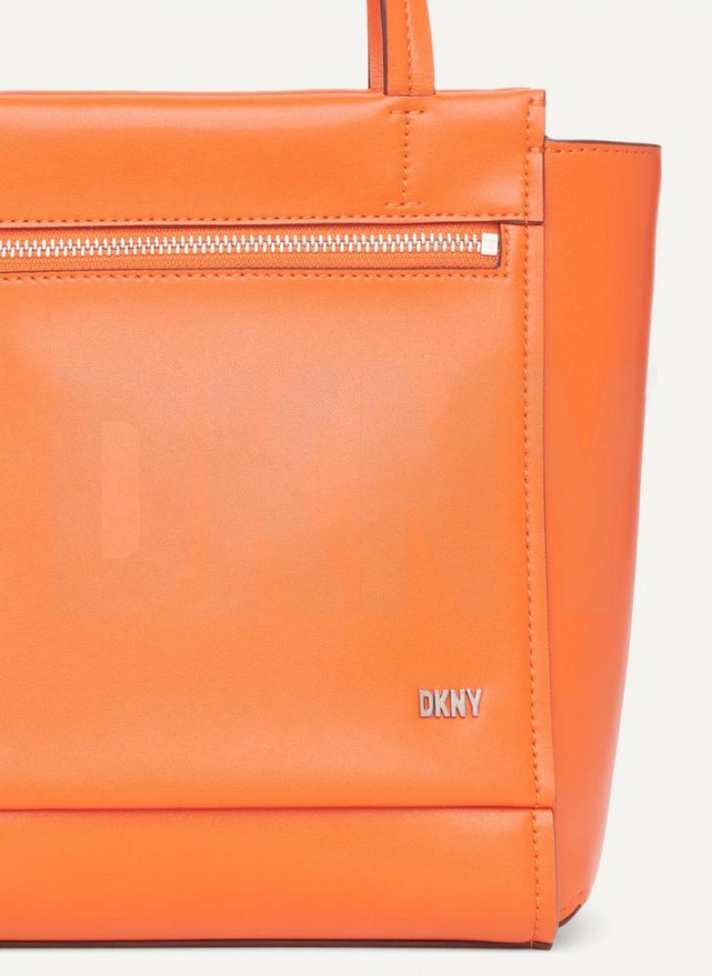 DKNY Pax North-South Tote Umhängetasche Damen Orange | Austria_D0515