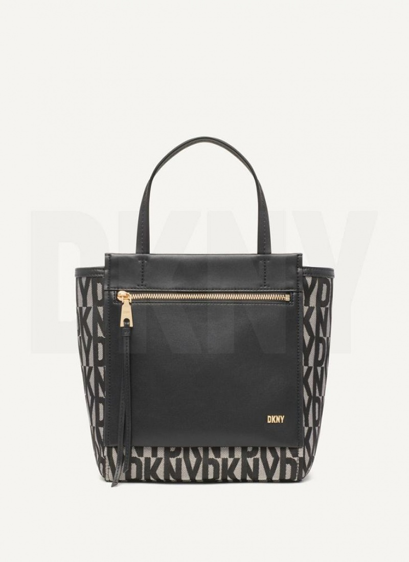 DKNY Pax North-South Tragetaschen Damen Schwarz | Austria_D0690