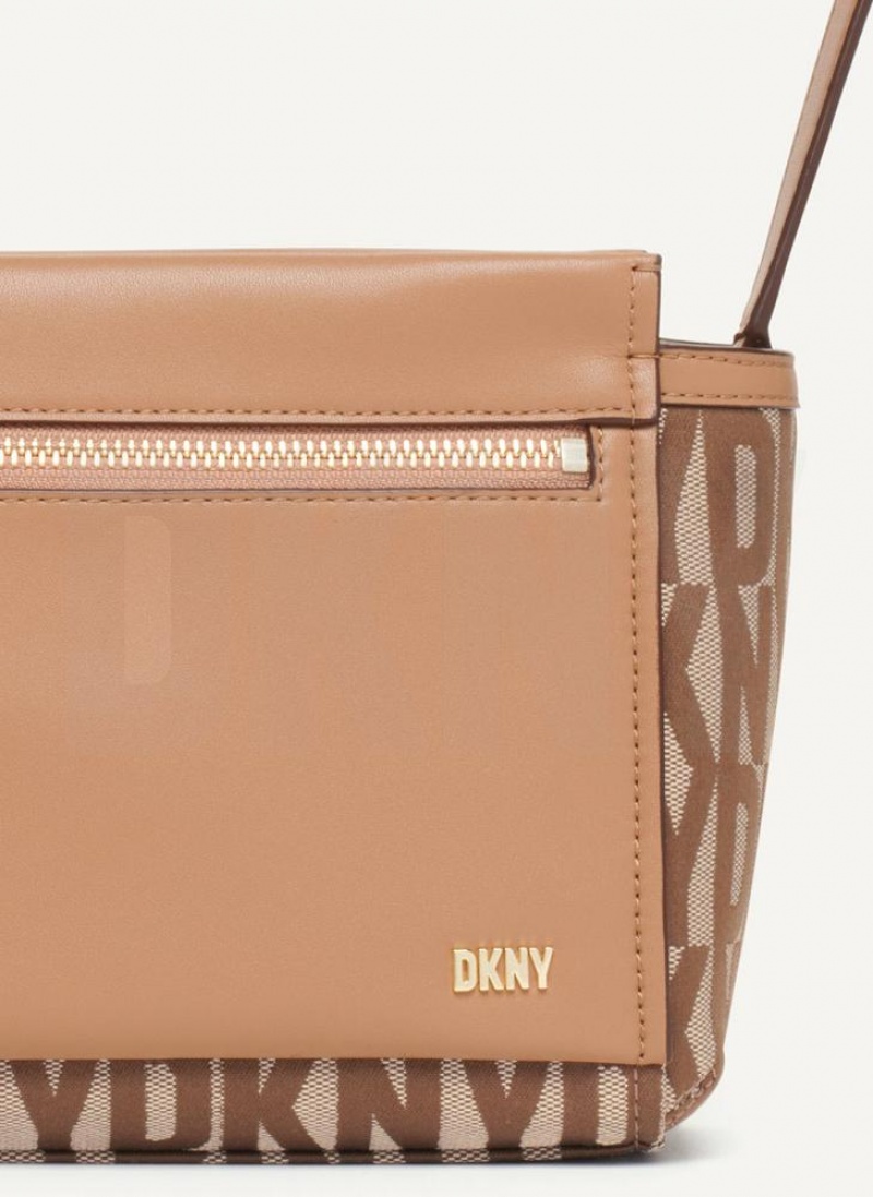 DKNY Pax Umhängetasche Damen Braun | Austria_D0632