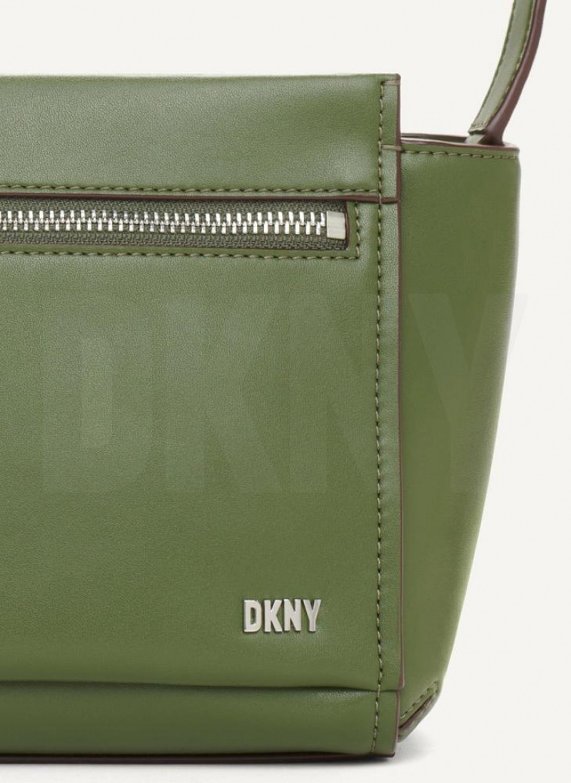 DKNY Pax Umhängetasche Damen Grün | Austria_D1038