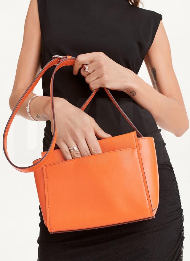 DKNY Pax Umhängetasche Damen Orange | Austria_D1420