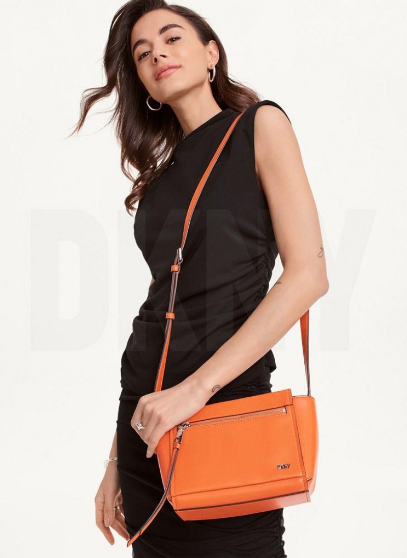 DKNY Pax Umhängetasche Damen Orange | Austria_D1420