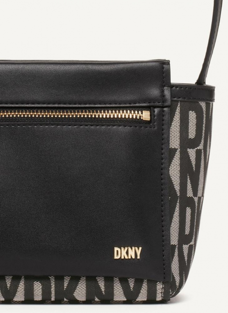 DKNY Pax Umhängetasche Damen Schwarz | Austria_D1065