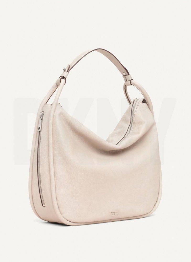 DKNY Phoebe Hobo Tragetaschen Damen Grau | Austria_D0461