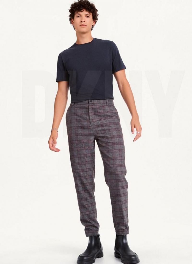 DKNY Plaid Jogginghose Herren Mehrfarbig | Austria_D1877