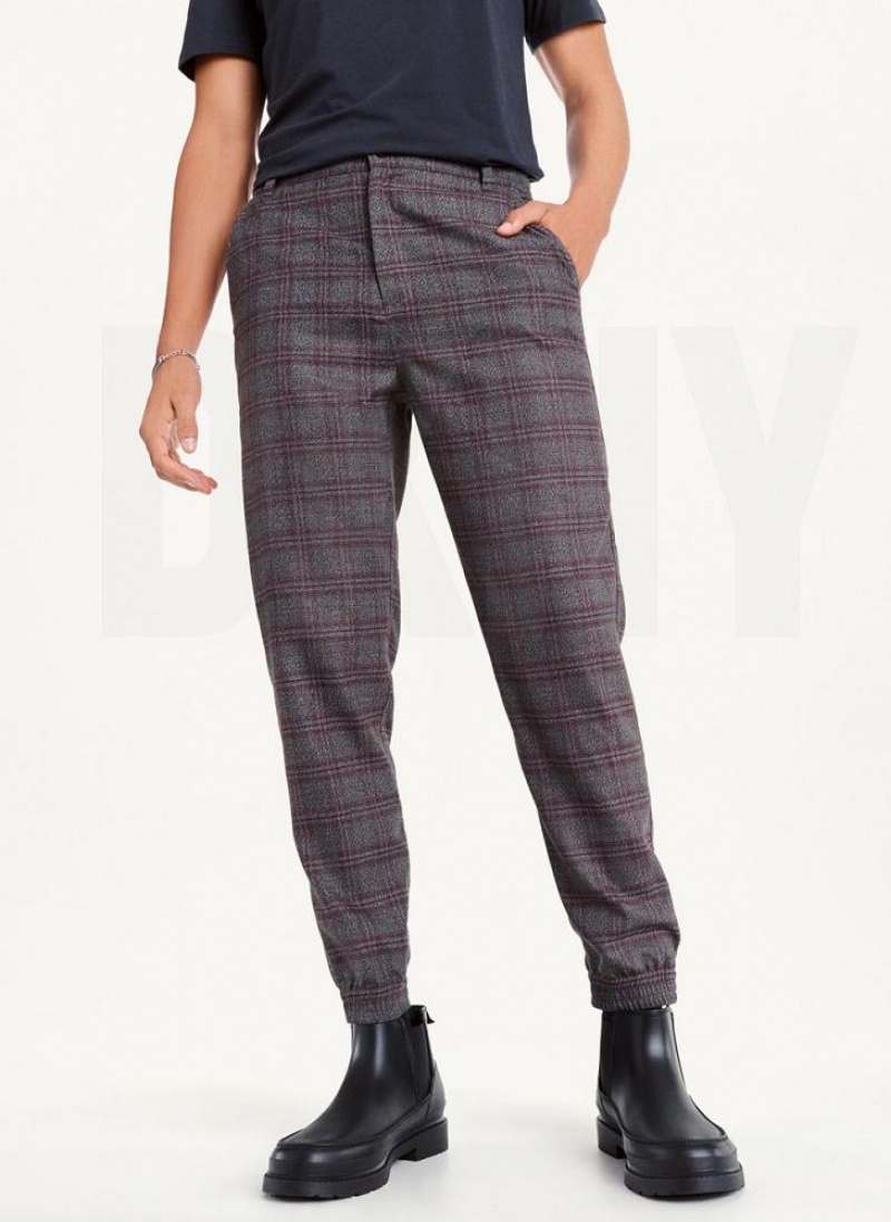 DKNY Plaid Jogginghose Herren Mehrfarbig | Austria_D1877