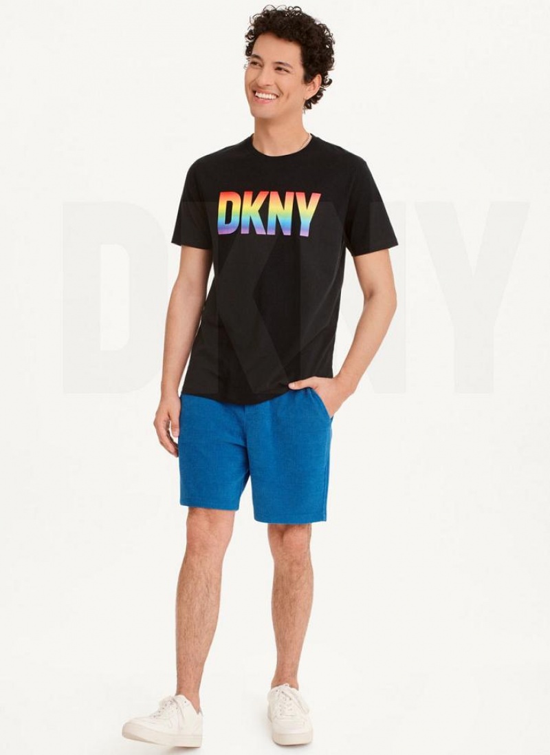 DKNY Pride T-shirts Herren Schwarz | Austria_D1868