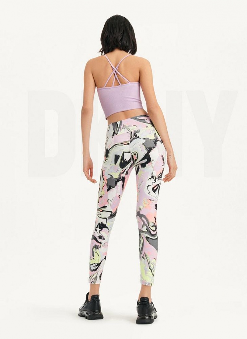 DKNY Printed Leggings Damen Mehrfarbig | Austria_D0749