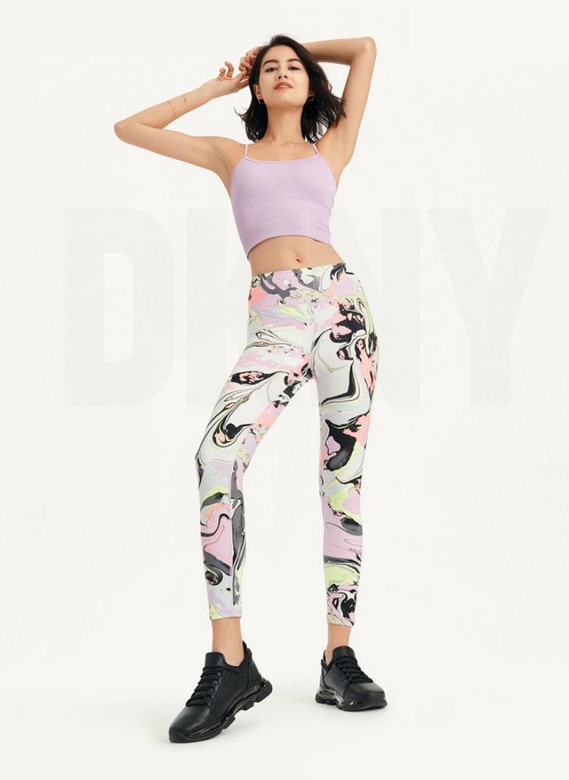 DKNY Printed Leggings Damen Mehrfarbig | Austria_D0749