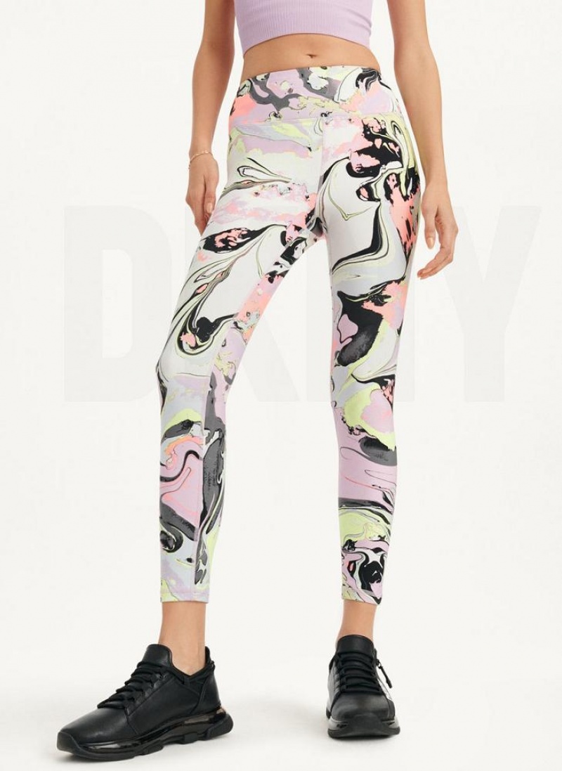 DKNY Printed Leggings Damen Mehrfarbig | Austria_D0749