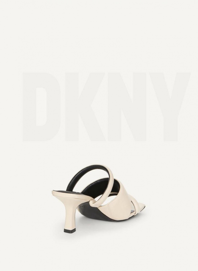 DKNY Puffy Multi Riemen Mule Hohe Schuhe Damen Grau | Austria_D1161