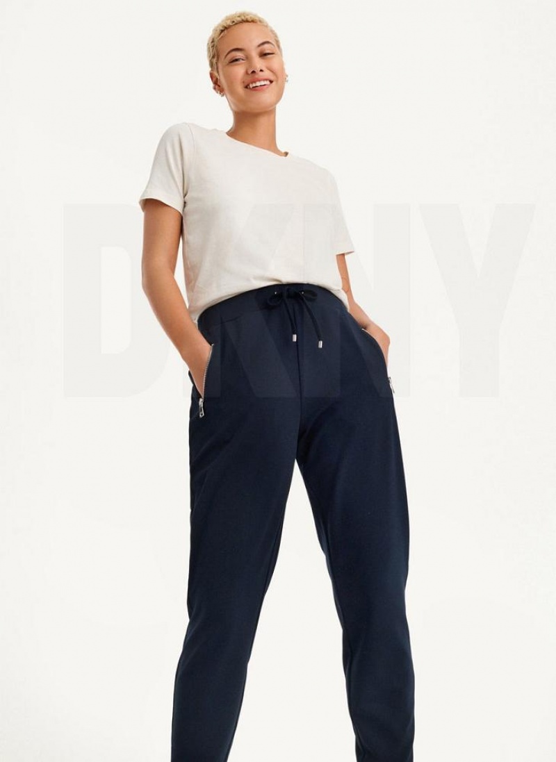 DKNY Pull On Jogginghose Damen Navy | Austria_D1945