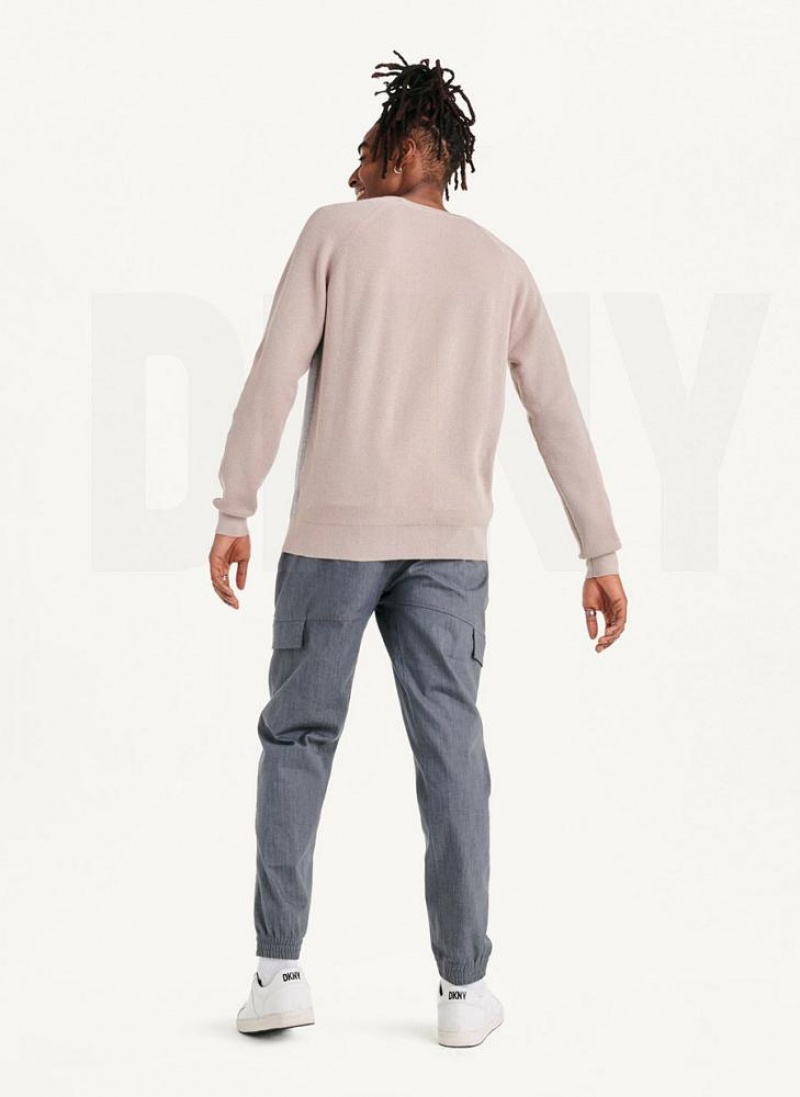 DKNY Raglan Crew Pullover Herren Khaki | Austria_D1443