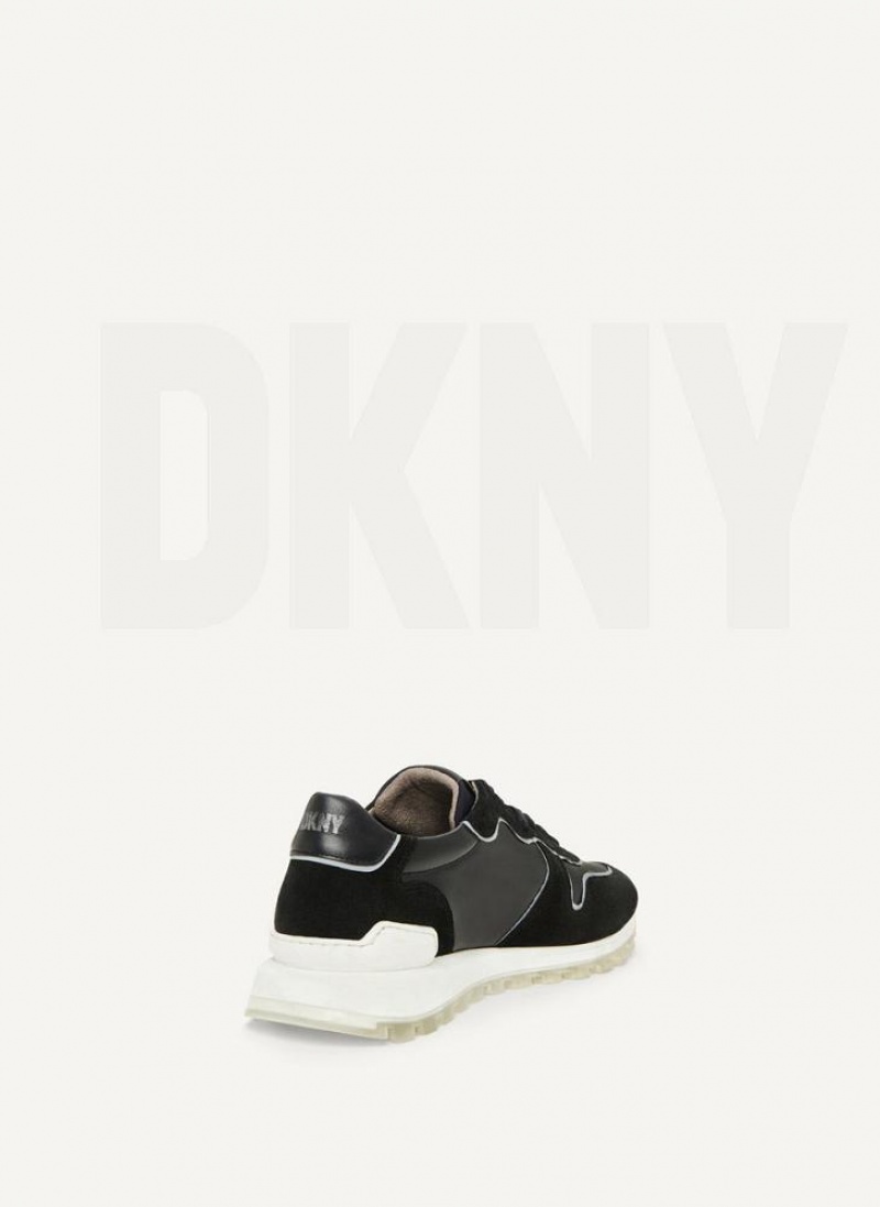 DKNY Runner Sneakers Herren Schwarz | Austria_D1606