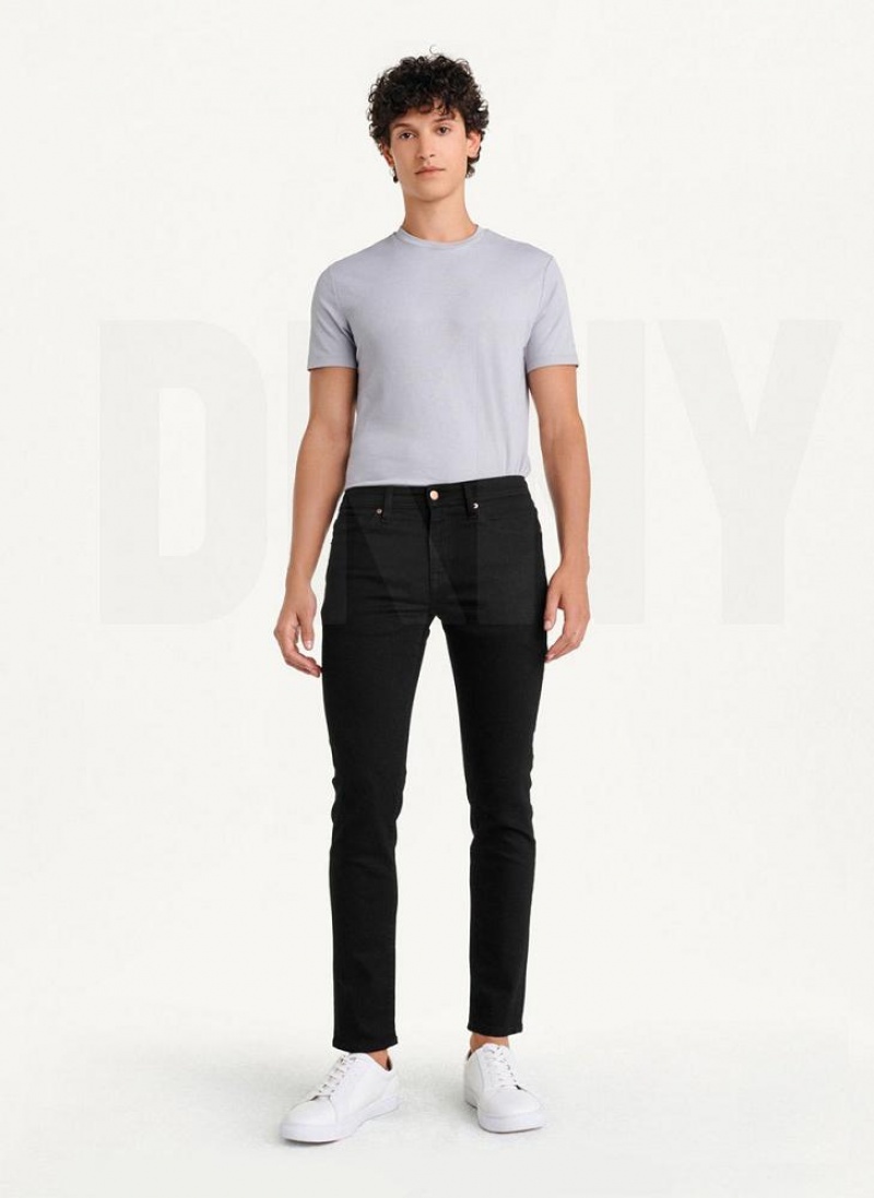 DKNY Schlank Black Rinse Denim Jeans Herren Schwarz | Austria_D1920