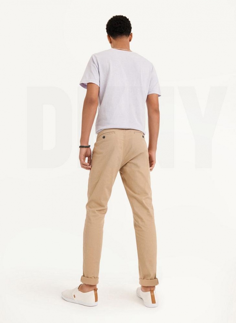 DKNY Schlank Chino Hose Herren Khaki | Austria_D1651