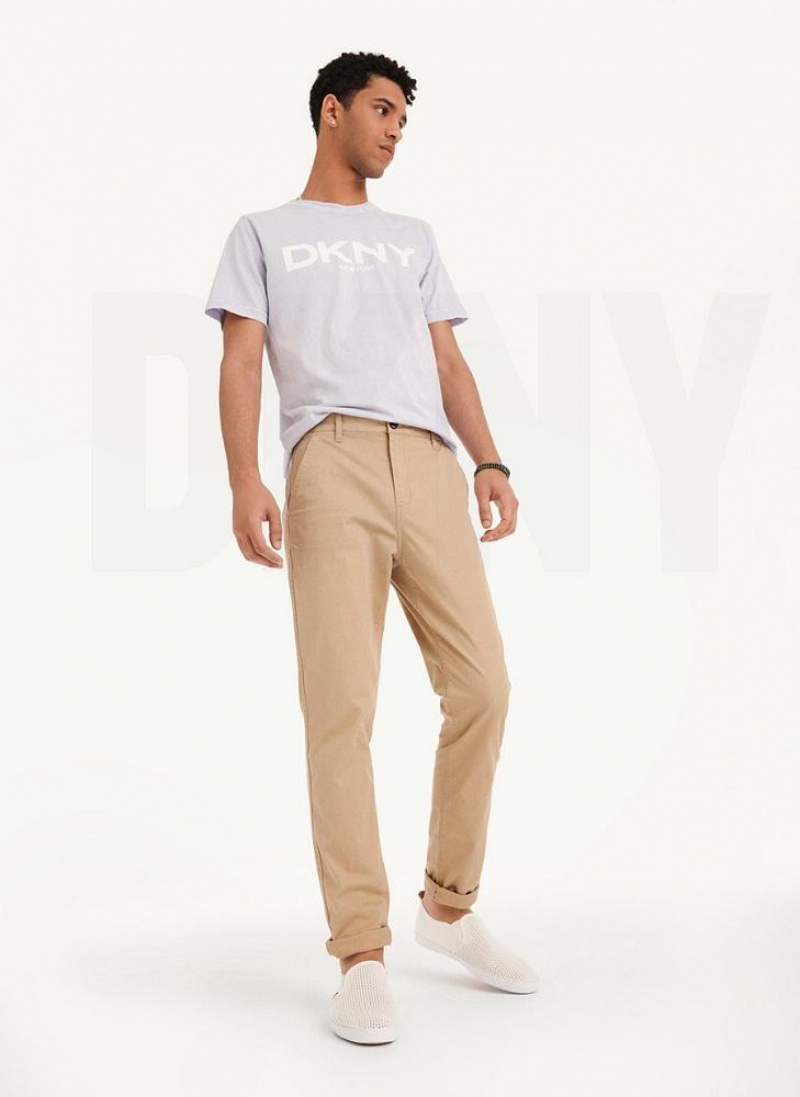 DKNY Schlank Chino Hose Herren Khaki | Austria_D1651