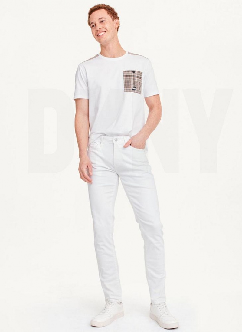 DKNY Schlank Jeans Herren Weiß | Austria_D1897