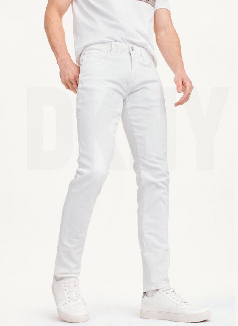 DKNY Schlank Jeans Herren Weiß | Austria_D1897