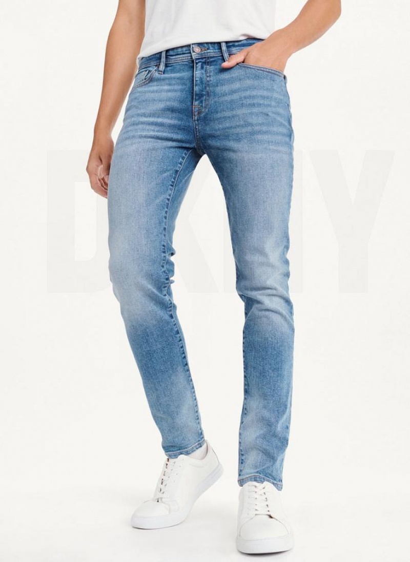 DKNY Schlank Light Wash Denim Jeans Herren Hellwaschen | Austria_D0972