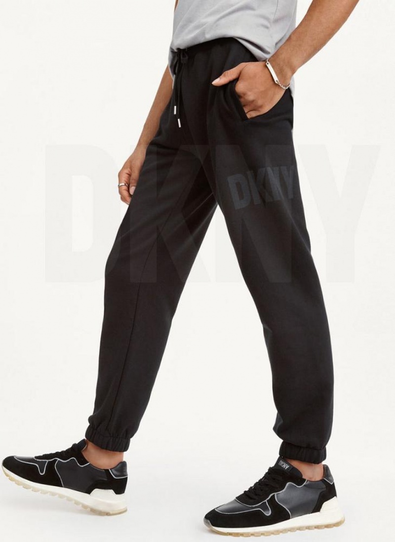 DKNY Shadow Logo Jogginghose Herren Schwarz | Austria_D1416