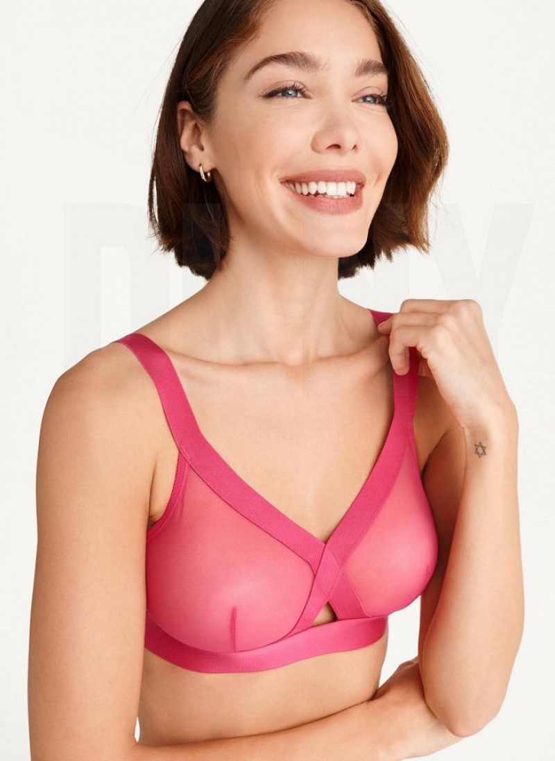 DKNY Sheers Triangle BHs Damen Rosa | Austria_D1777