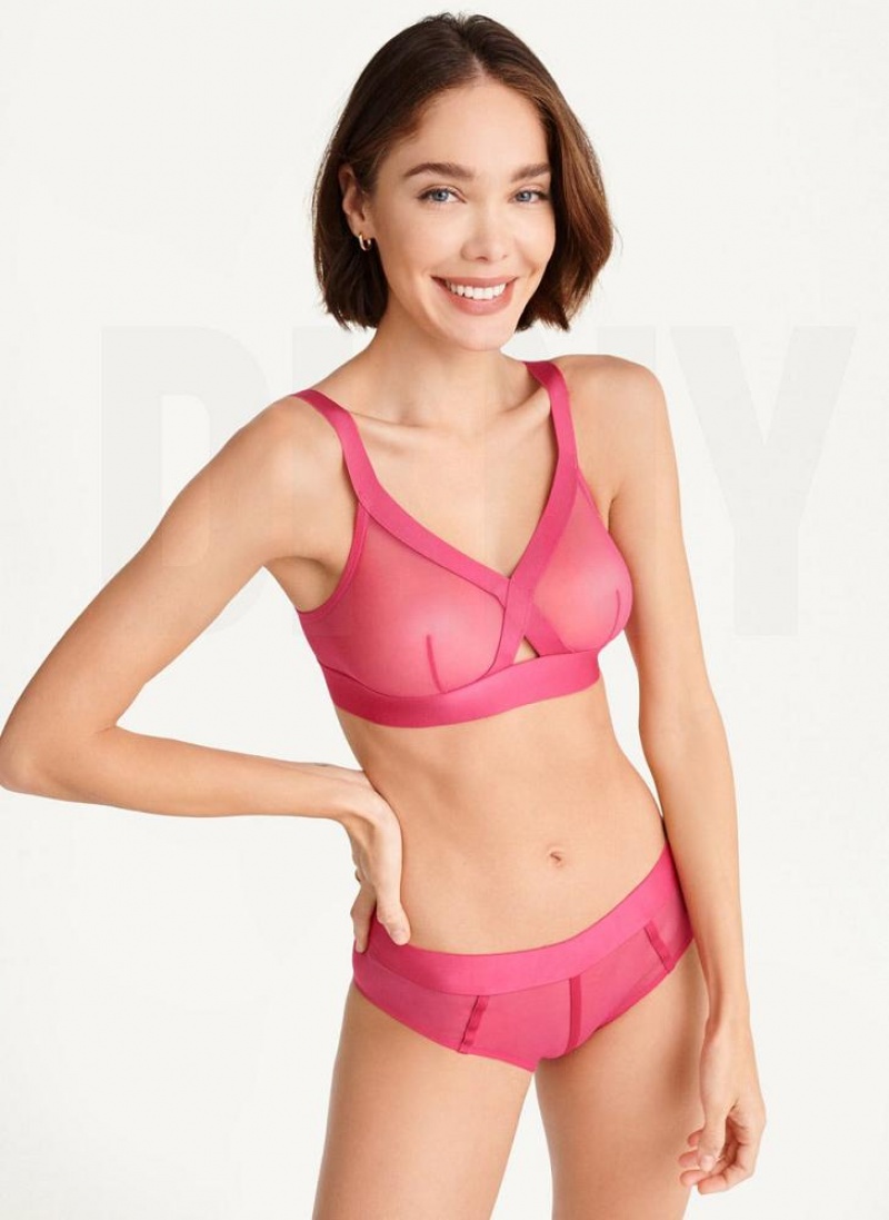 DKNY Sheers Triangle BHs Damen Rosa | Austria_D1777