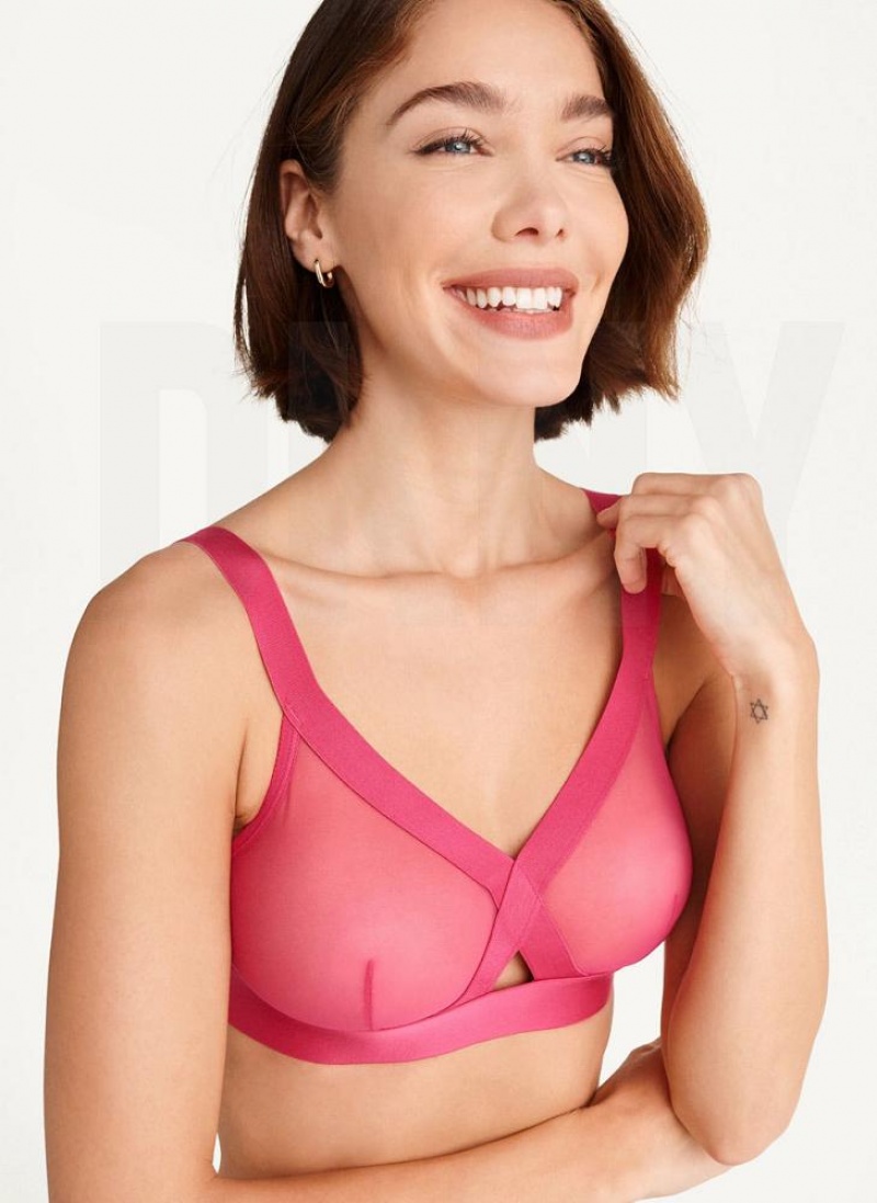 DKNY Sheers Triangle BHs Damen Rosa | Austria_D1777