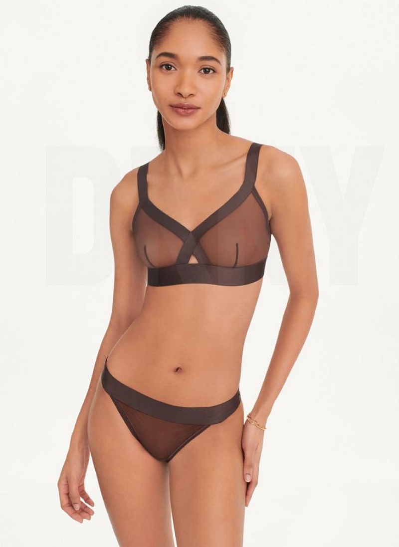 DKNY Sheers Triangle BHs Damen Schwarz | Austria_D0181