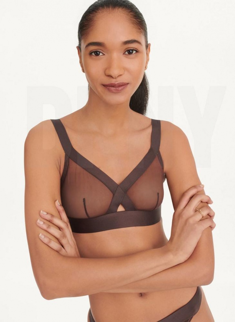 DKNY Sheers Triangle BHs Damen Schwarz | Austria_D0181