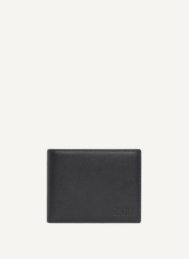 DKNY Side Fold Geldbörse Herren Schwarz | Austria_D1113