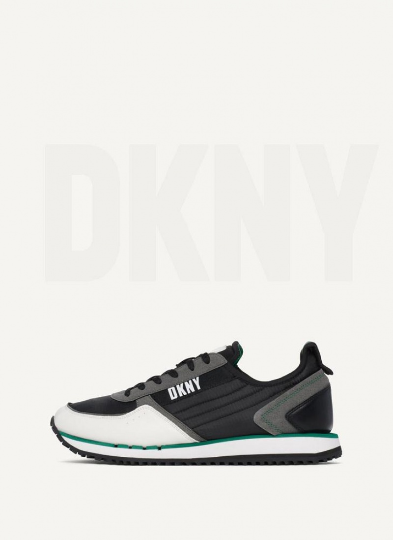 DKNY Side Logo Sneakers Herren Grün | Austria_D1531