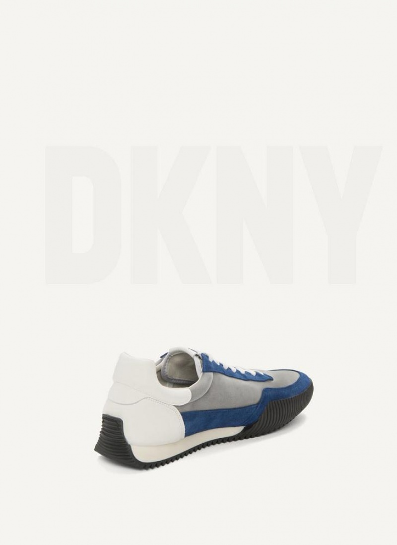 DKNY Side Logo Sneakers Herren Hellblau | Austria_D1918