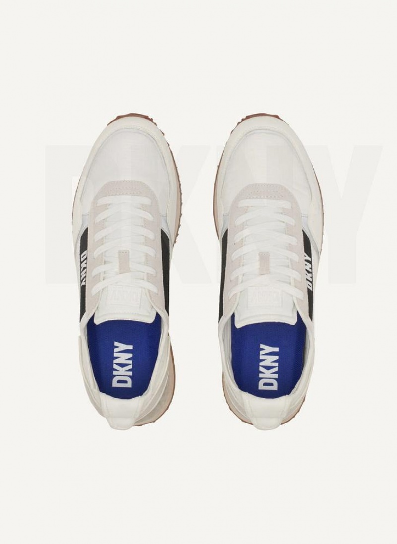 DKNY Side Logo Sneakers Herren Weiß | Austria_D1717