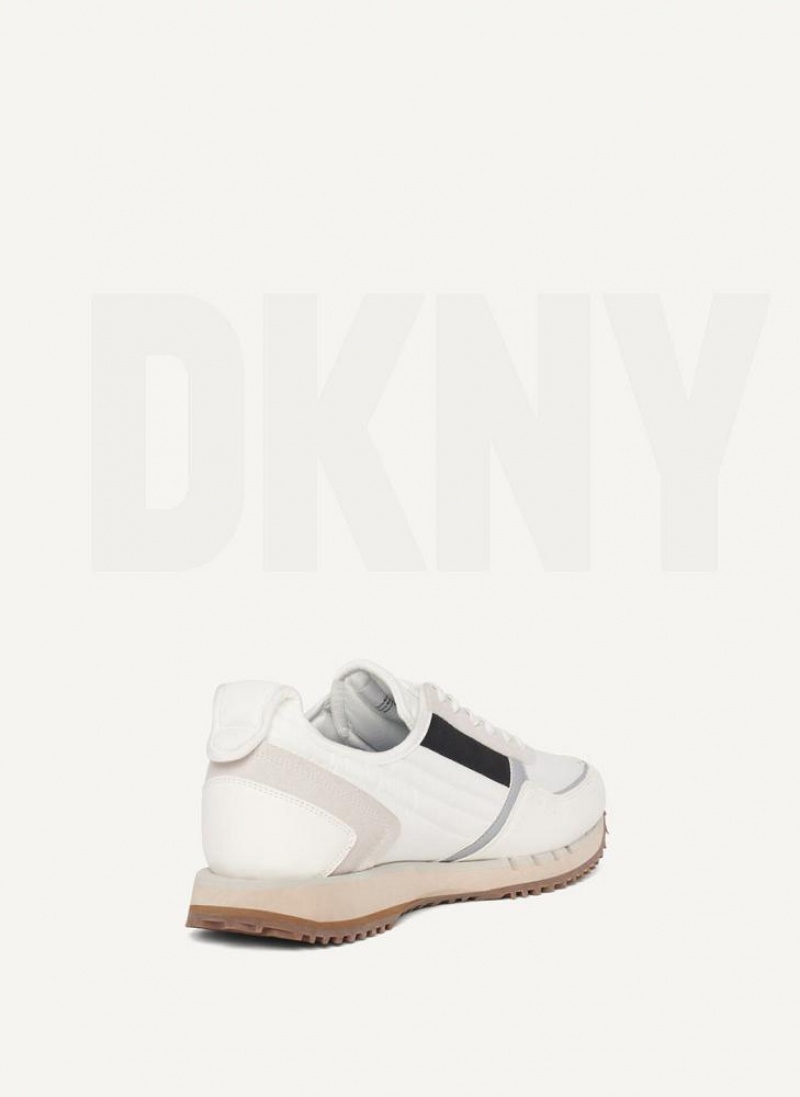 DKNY Side Logo Sneakers Herren Weiß | Austria_D1717