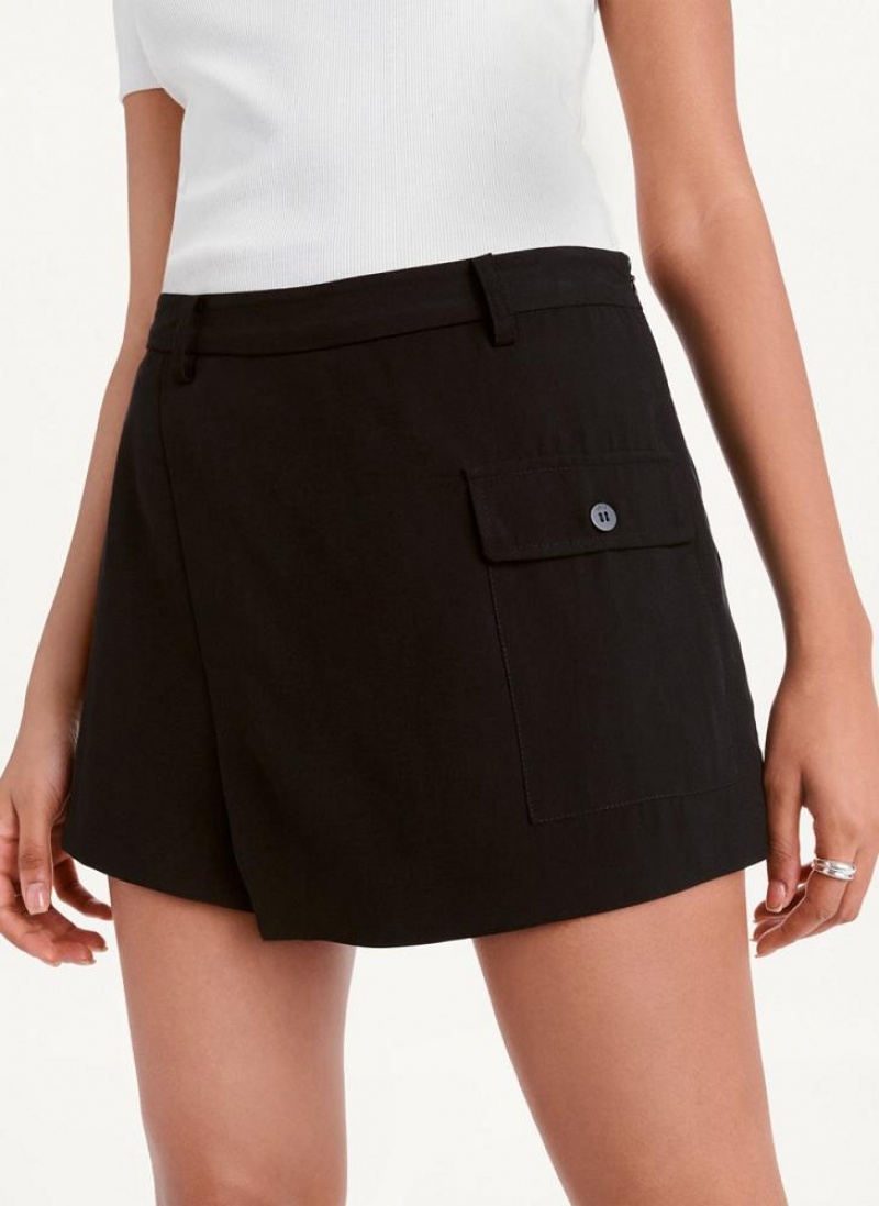 DKNY Skort Röcke Damen Schwarz | Austria_D0983