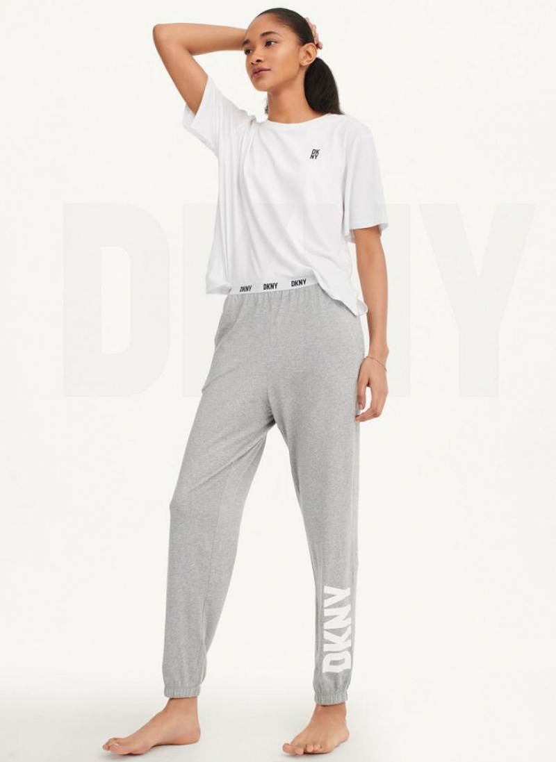 DKNY Sleep Jogger Pyjama Damen Grau | Austria_D0319