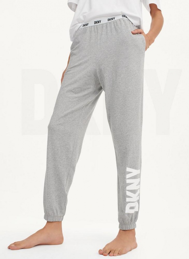 DKNY Sleep Jogger Pyjama Damen Grau | Austria_D0319