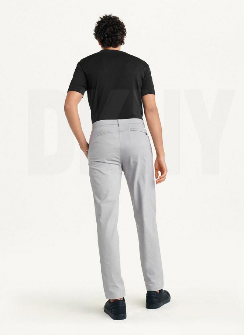 DKNY Slim Chino Hose Herren Grau | Austria_D1483