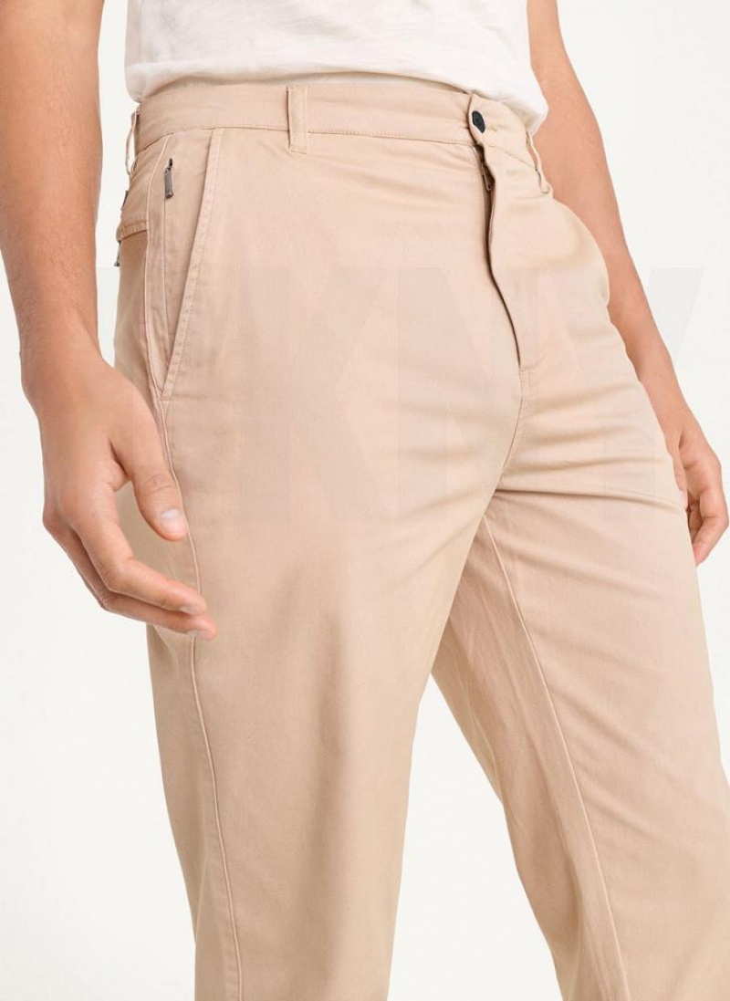 DKNY Slim Chino Hose Herren Khaki | Austria_D1375