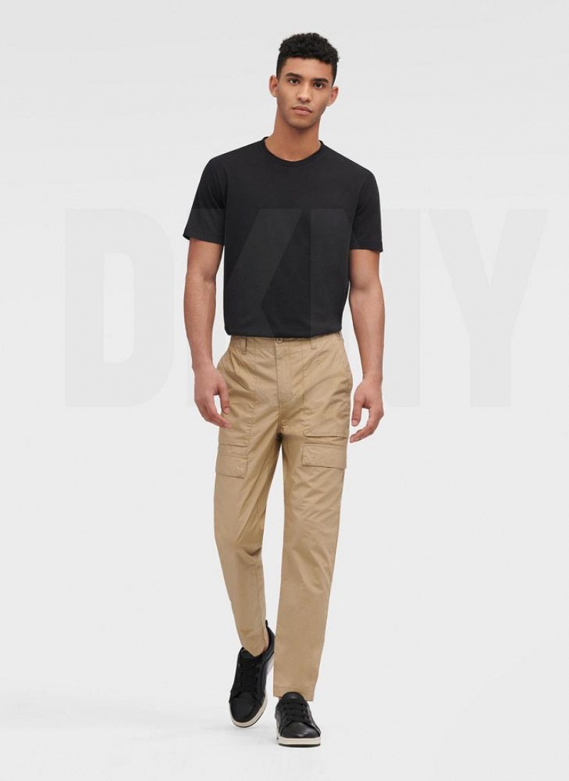 DKNY Slim Fit Cargo Hose Herren Khaki | Austria_D1715