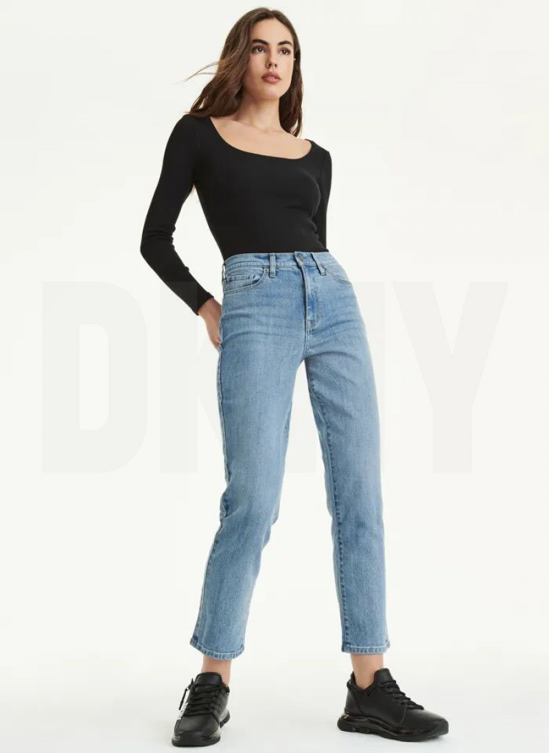 DKNY Slim Gerade Jeans Damen Waschen | Austria_D1919