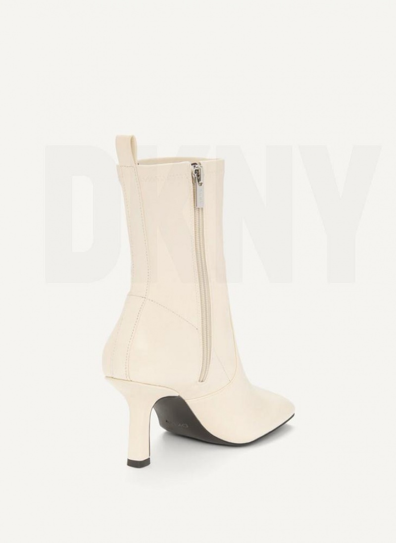 DKNY Sock Stiefel Damen Beige | Austria_D1284