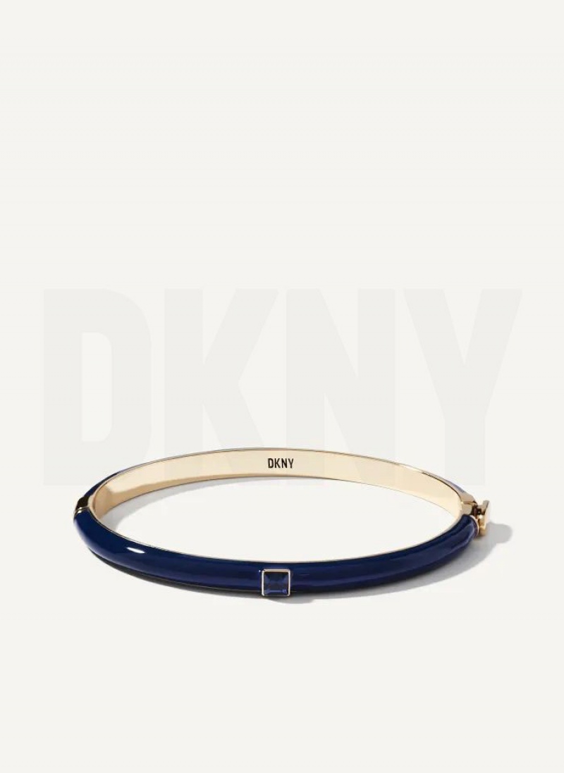 DKNY Square Stone Armreif Damen Blau | Austria_D0426