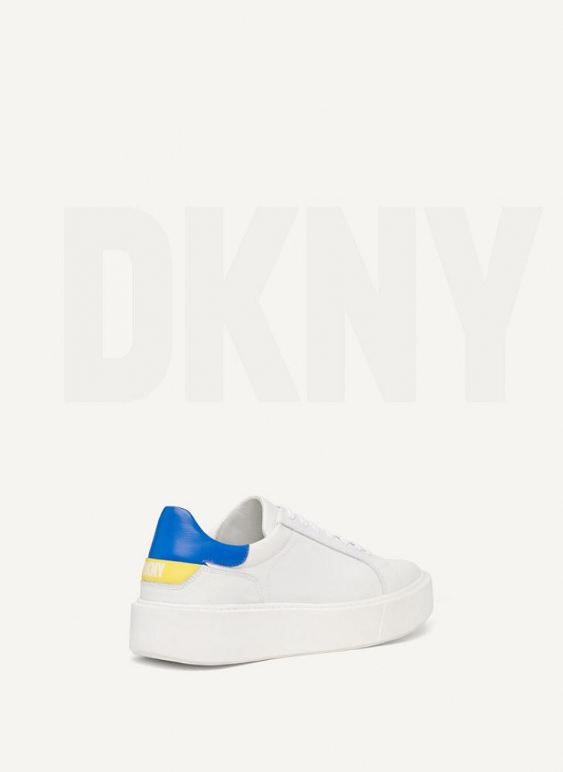 DKNY Stacked Court Sneakers Herren Weiß | Austria_D0263