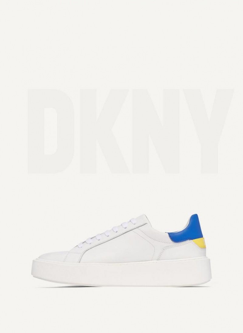 DKNY Stacked Court Sneakers Herren Weiß | Austria_D0263