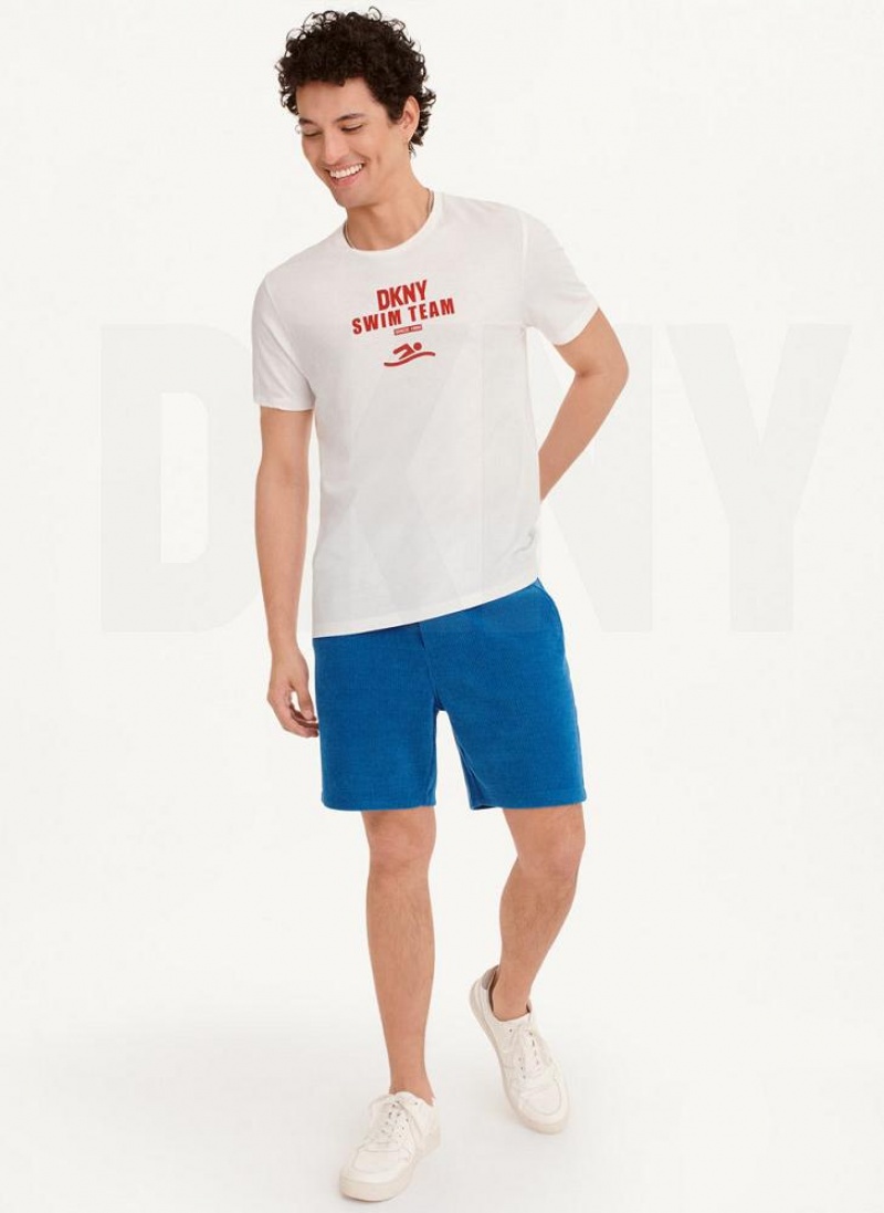 DKNY Swim Team T-shirts Herren Weiß | Austria_D1412