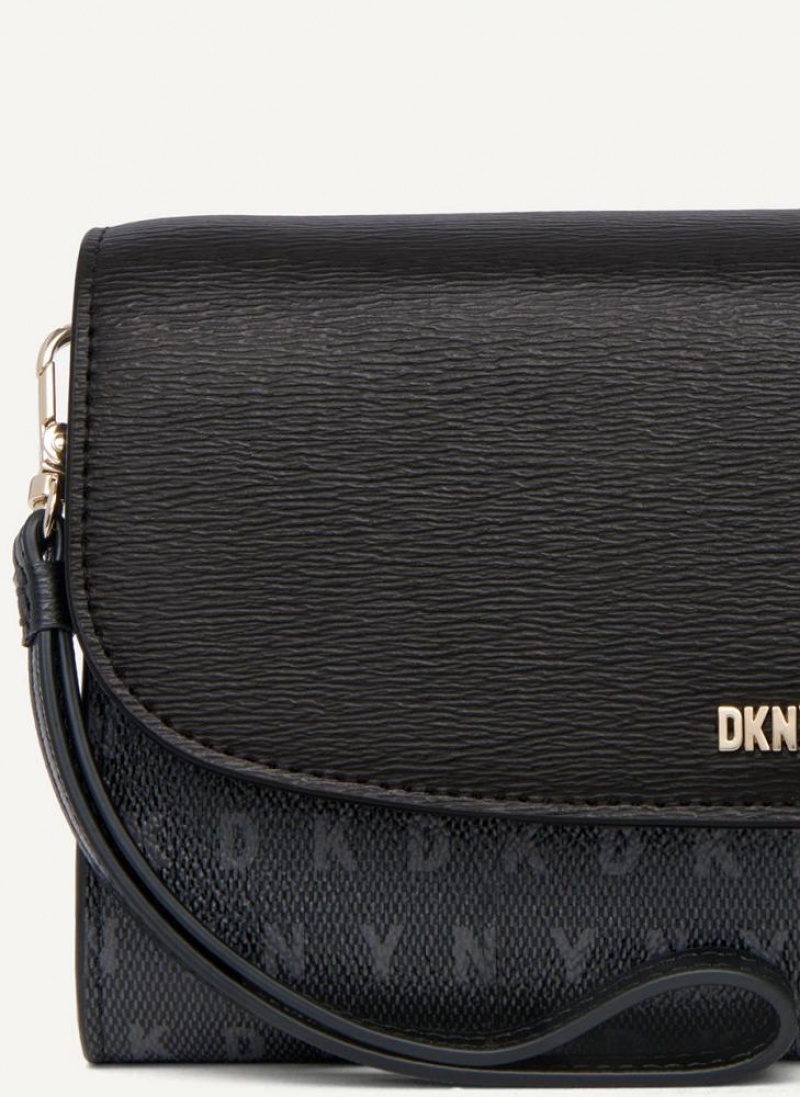 DKNY Sydney Geldbörse Damen Schwarz | Austria_D1701