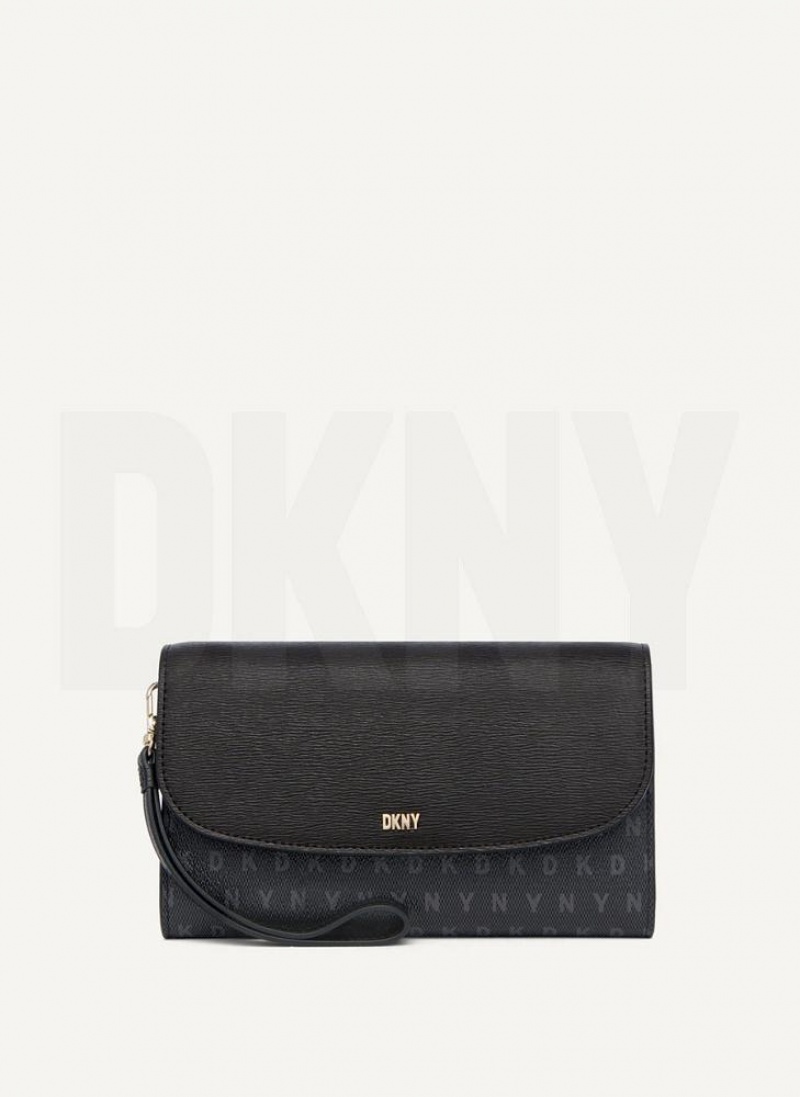 DKNY Sydney Geldbörse Damen Schwarz | Austria_D1701